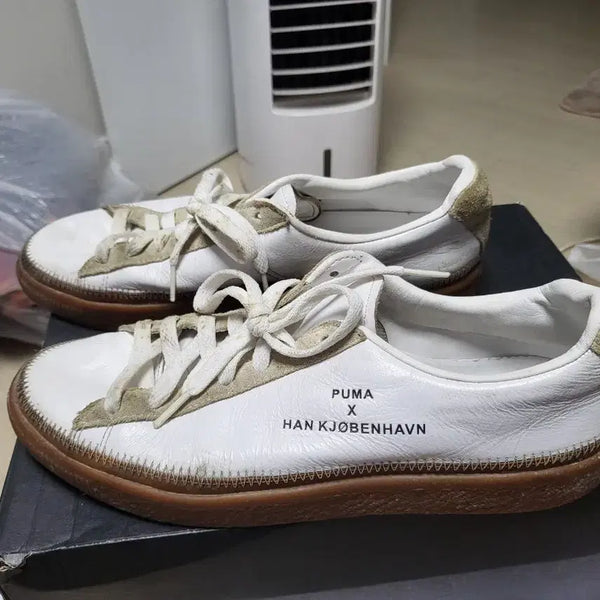 [BUNJANG] Puma x Han Copenhagen Collaboration Sneakers White 280mm / 푸마 X 한코펜하겐 스니커즈 화이트 280mm 상태좋음