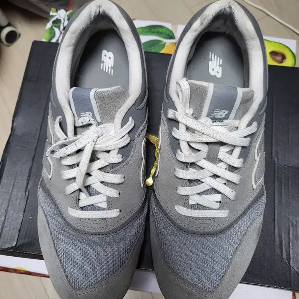 [BUNJANG] New Balance WL697CR Grey 280mm Sneakers / 뉴발란스 WL697CR 그레이 280mm 상태좋음
