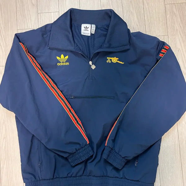 [BUNJANG] Adidas Originals Arsenal Victory Gold Tracksuit Set - L/M / [정품/L-M사이즈] 아스널 x 아디다스 오리지널스 빅토리 골드 셋업