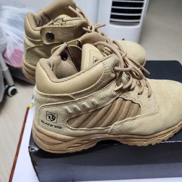 [BUNJANG] Black Yak YAK-501 Safety Boots Beige 250mm / 블랙야크 YAK-501 안전화 베이지 250mm 상태매우좋음