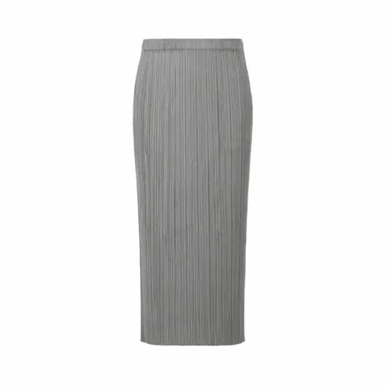 [BUNJANG] Pleats Please Issey Miyake Basic Skirt Grey Size 3 / 플리츠 플리즈 이세이 미야케 베이직 스커트 그레이 3사이즈 새상품(26.