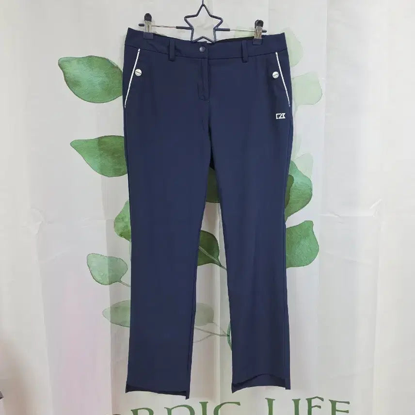 [BUNJANG] Cutter & Buck Women's Asymmetrical Hem Summer Pants Size 29 Navy / 커터앤벅 이쁜 바지