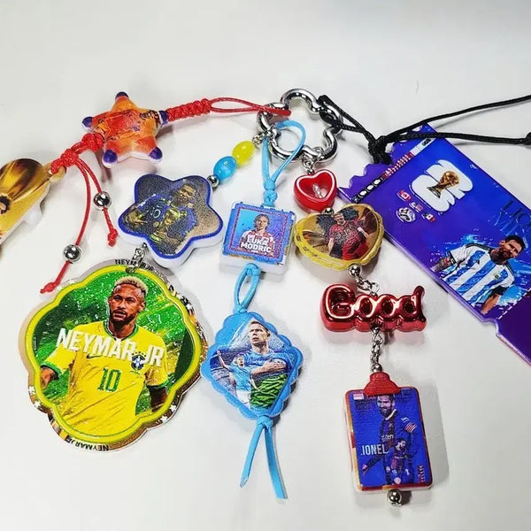 [BUNJANG] Handmade Soccer Player Charm Keychain / 축구선수모음 핸드메이드 키링