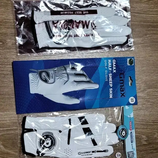 [BUNJANG] Marcia GMAX Golf Gloves - 5 Pairs / 골프 장갑 마르시아 GMAX등등 5켤레
