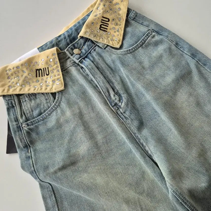 [BUNJANG] Wide Leg Denim Pants (Lightweight) / 얇은소재 와이드 데님팬츠(PT1