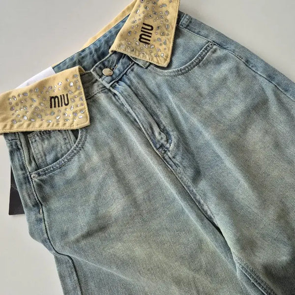 [BUNJANG] Wide Leg Denim Pants (Lightweight) / 얇은소재 와이드 데님팬츠(PT1