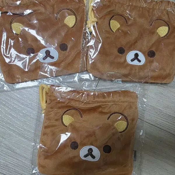 [BUNJANG] Rilakkuma Drawstring Pouch / 리락쿠마 조리개 파우치