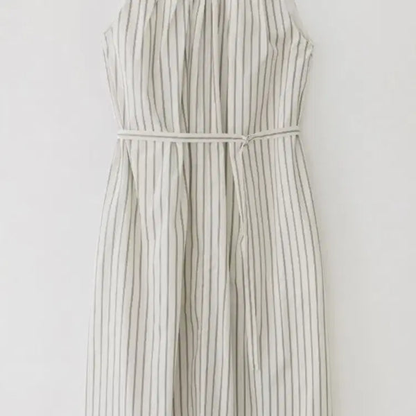 [BUNJANG] Nomellet Rosette Stripe Dress / 노멜렛 로제트 드레스 Rosette dress - stripe