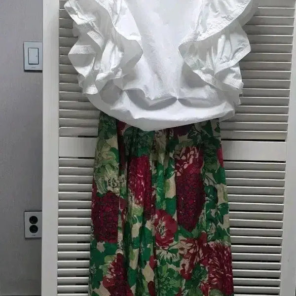 [BUNJANG] Summer Linen Blend Wide Leg Pants / 여름  린넨?와이드 고무바지