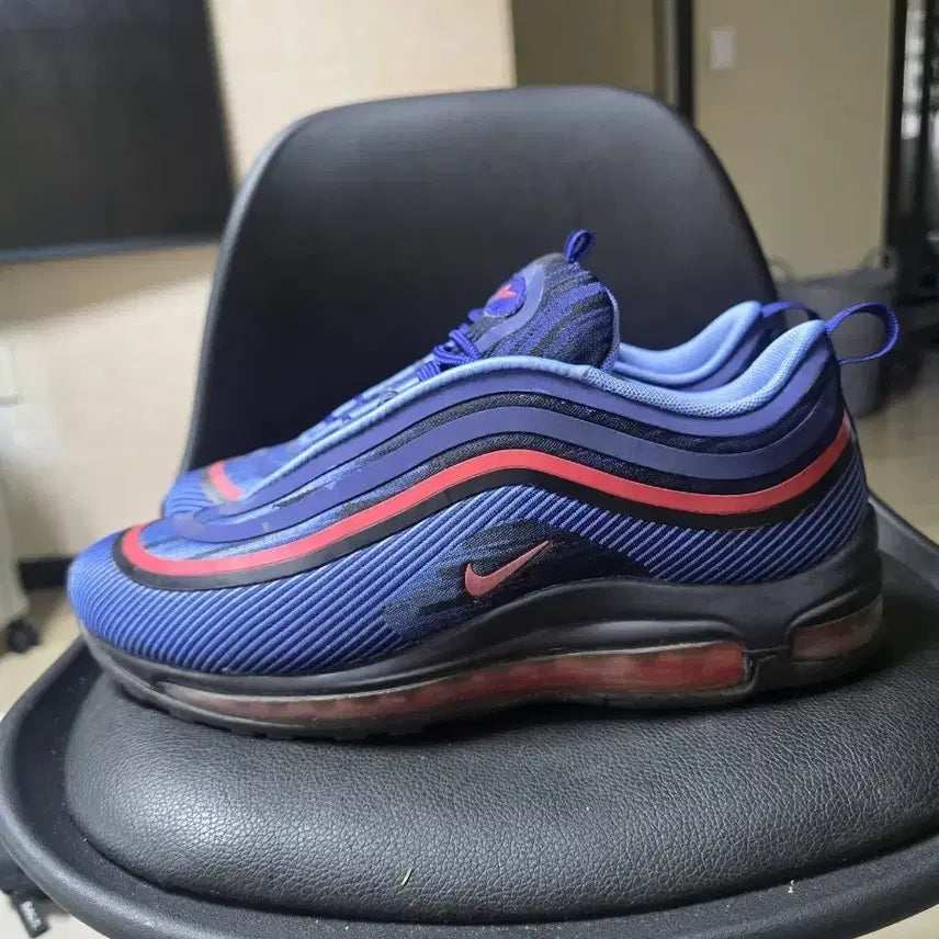 [BUNJANG] Nike Air Max 97 Blue Red / 나이키 에어맥스 97 블루 레드(260)