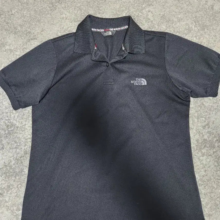 [BUNJANG] The North Face Women's Short-Sleeve Polo Shirt Black / 노스페이스 여성 반팔 카라티 셔츠 블랙-55