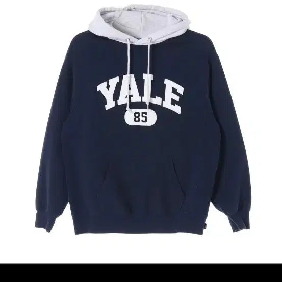 [BUNJANG] Yale University Colorblock Hoodie Navy / 예일 후드티 네이비 배색