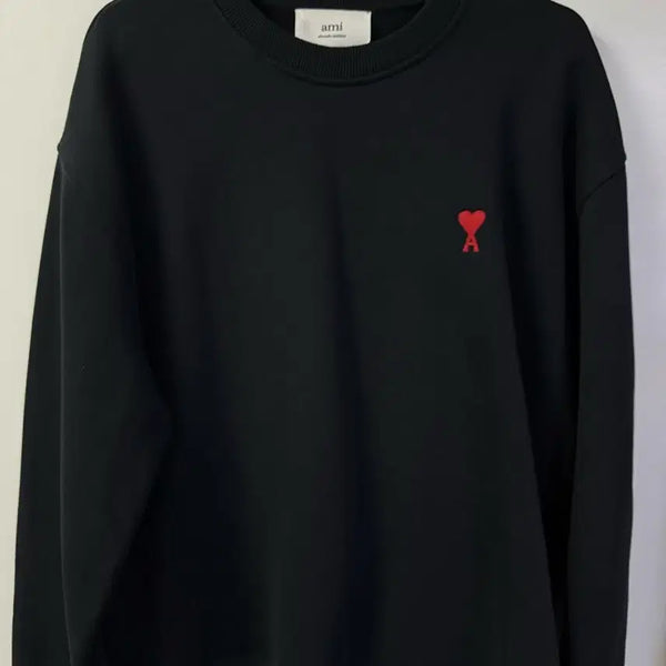 [BUNJANG] AMI Paris Small Heart Sweatshirt M / 아미 스몰하트 맨투맨 M