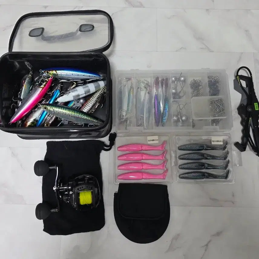 [BUNJANG] Abu Garcia Revo Vic Shooter WM60 Big Bait Reel Set / 아부가르시아 레보빅슈터wm60 빅베이트릴 세트
