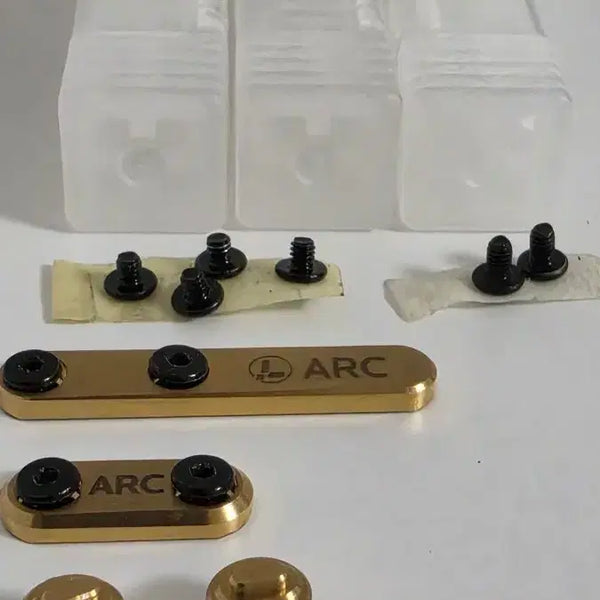 [BUNJANG] Leatherman Arc & Talos Brass Thumb Stud & Nameplate Set / 레더맨 아크, 아크 탈로스 황동 썸스터드, 네임플레이트 2개 황동 세트