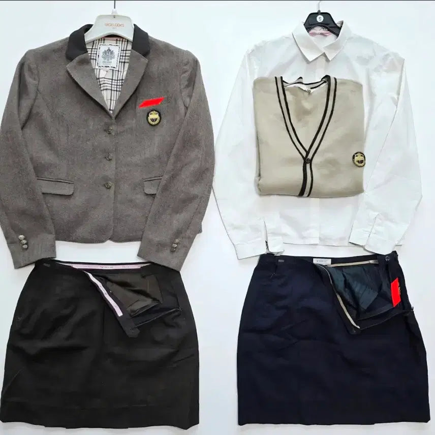[BUNJANG] Jeju National University High School Uniform Set (Spring/Autumn/Winter) - H-Fit / 예쁜 여자교복 춘추동계용 외 H핏세트d191(제주사대부고)