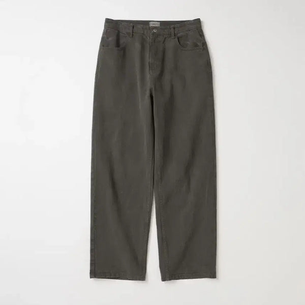 [BUNJANG] MY LIBRARY Garment Dyed Pants - Dust Olive / 마이라이브러리 Garment Dyed Pants - Dust Olive