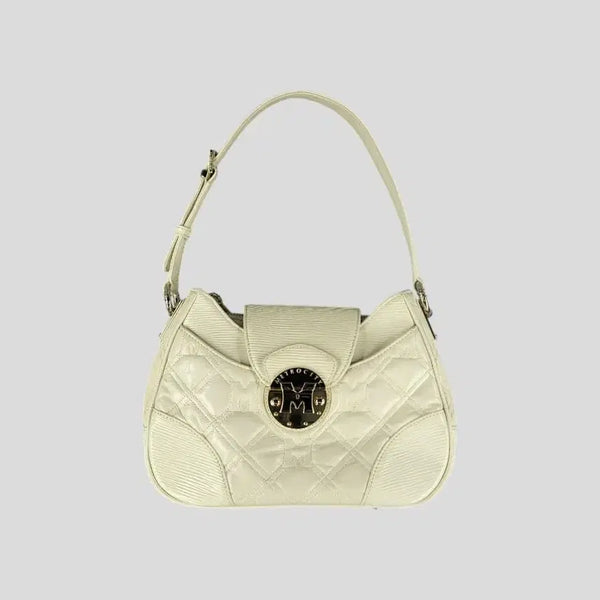 [BUNJANG] Met City Ivory Gold-Tone Shoulder Tote Bag / 메트로시티 아이보리 금장 숄더백 토트백 핸드백 가방