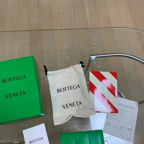 [BUNJANG] Bottega Veneta Intrecciato Card Holder (Full Set) / (정품 풀구성)보테가 베네타 인트레치아토 카드지갑
