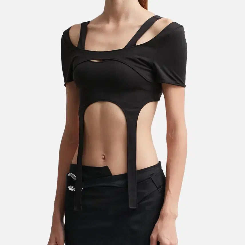 [BUNJANG] Heliot Emil Erid Harness Top Black / Heliot Emil 에리드 하네스 탑