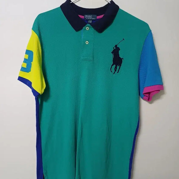 [BUNJANG] Polo Ralph Lauren Women's Big Pony Short Sleeve Polo Shirt (Oversized 95) / 여성 폴로랄프로렌 빅포니 반팔 카라티셔츠 (오버핏95)
