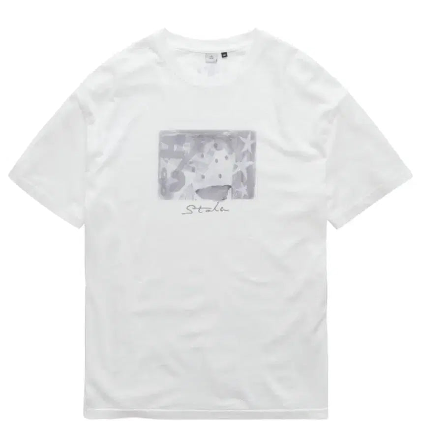 [BUNJANG] Politeuro Hank Starmi White T-Shirt Size 4 / [4] 폴리테루 행크 스타미 화이트 반팔티셔츠