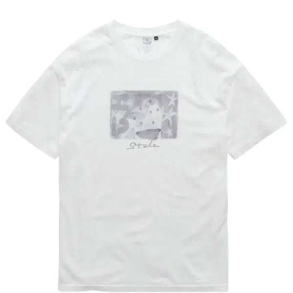 [BUNJANG] Politeuro Hank Starmi White T-Shirt Size 4 / [4] 폴리테루 행크 스타미 화이트 반팔티셔츠