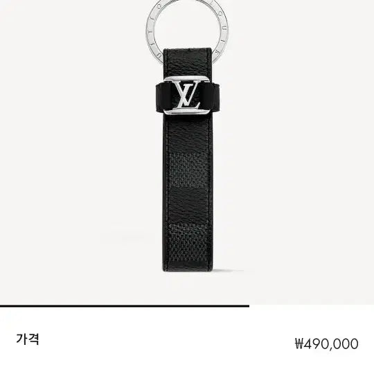 [BUNJANG] Louis Vuitton LV Dragonne Key Holder Sterling Silver / [S급] 루이비통 LV드라곤느 키홀더 키링