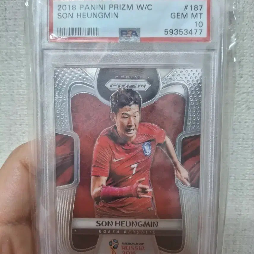 [BUNJANG] Son Heung-min 2018 Panini Prism PSA 10 Card / 2018 손흥민 프리즘 psa10