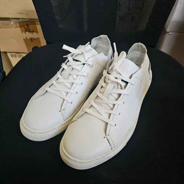 [BUNJANG] Blue Mountain Cowhide Sneakers White 280 / 블루마운틴 소가죽 스니커즈 화이트 280