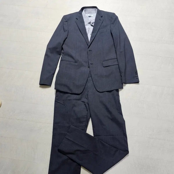 [BUNJANG] Jiqe Suit Summer Top & Bottom Set Grey Size 105 / 지크 슈트 여름 상하의 세트 그레이 105