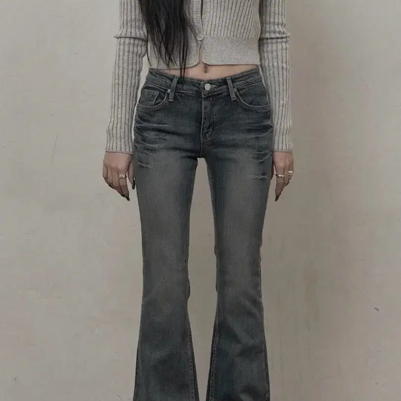 [BUNJANG] Khaki Point Basic Bootcut Jeans (Blue) / 카키포인트 basic bootcut jeans (blue) 부츠컷 (급처