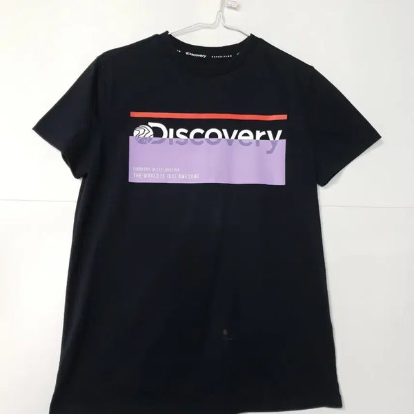 [BUNJANG] Discovery Expedition Black T-Shirt / 디스커버리 반팔 티셔츠 블랙 ㅡ0289