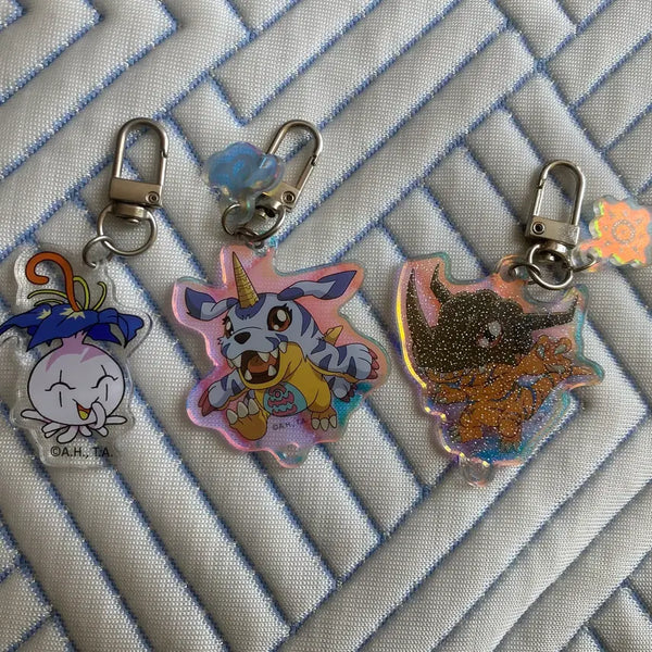 [BUNJANG] Digimon Acrylic Keychain / 디지몬 아크릴 키링