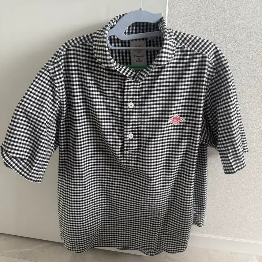 [BUNJANG] DanTon Check Shirt Men's Size 42 / 단톤 체크 셔츠 남자 42사이즈