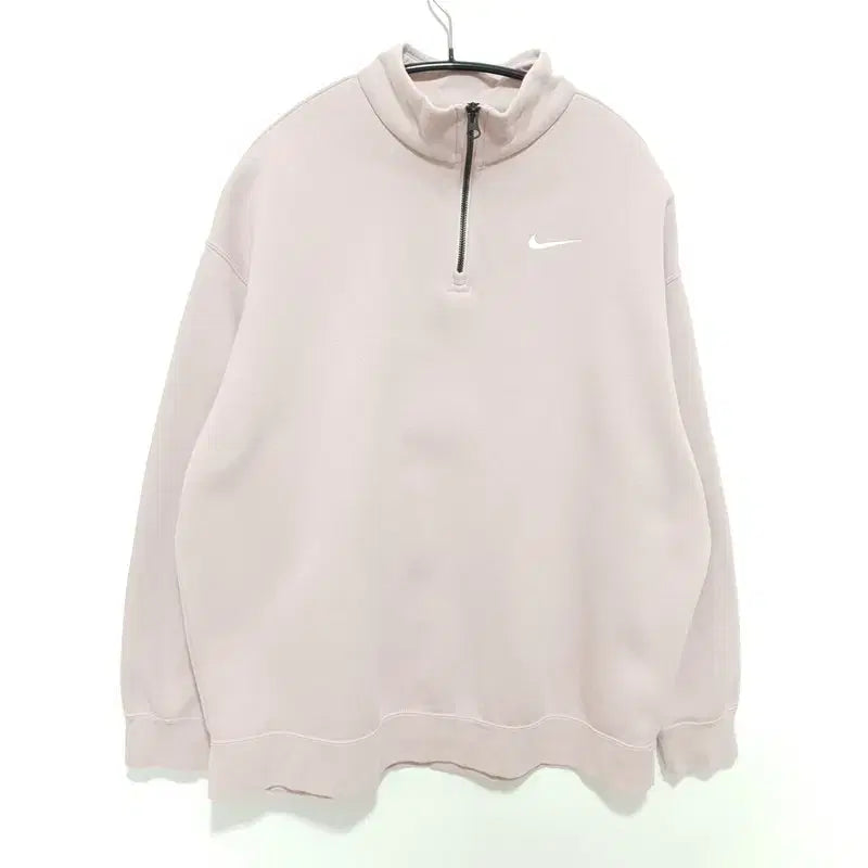 [BUNJANG] Nike Women's Fleece Half-Zip High-Neck Sweatshirt / 나이키 우먼스 기모 반집업 하이넥 맨투맨 S_W0539