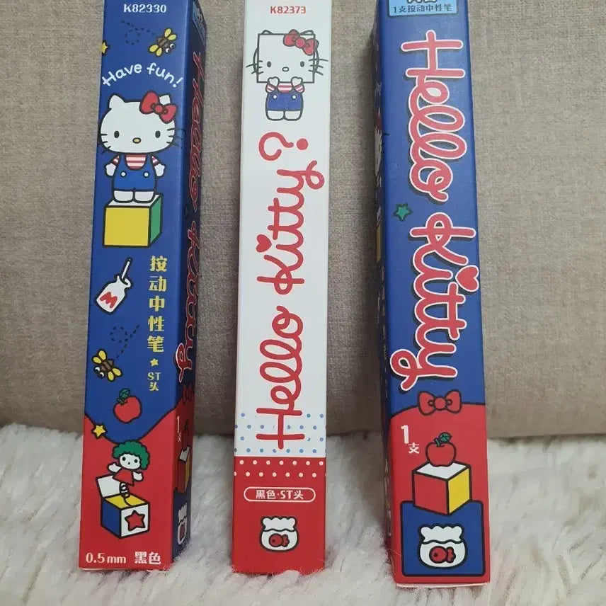 [BUNJANG] Hello Kitty Water-Based Pen 3-Color Set / 헬로키티 수성펜 3종 세트 미개봉 새상품입니다