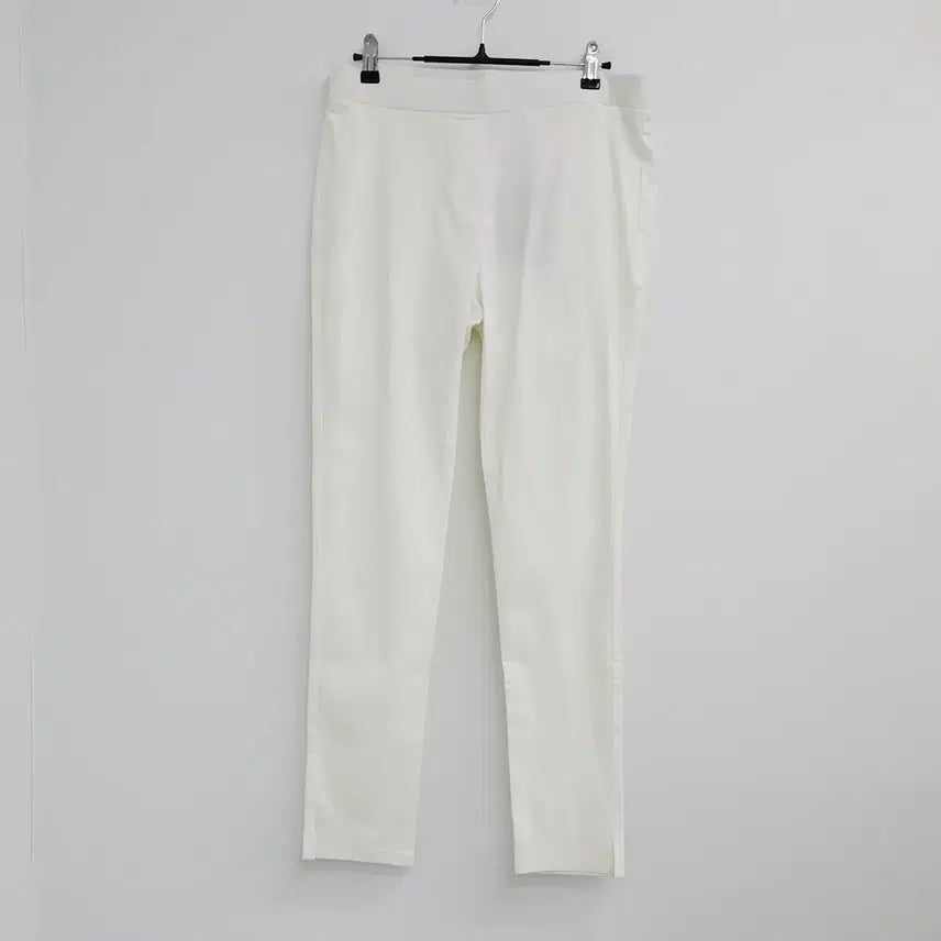 [BUNJANG] White Banding Straight Pants / 화이트 밴딩 일자 팬츠