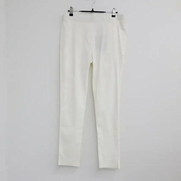 [BUNJANG] White Banding Straight Pants / 화이트 밴딩 일자 팬츠