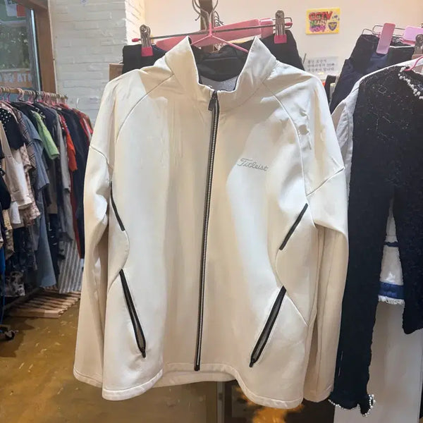 [BUNJANG] Titleist Golf Jacket Ivory / 타이틀리스트 골프 자켓 아이보리