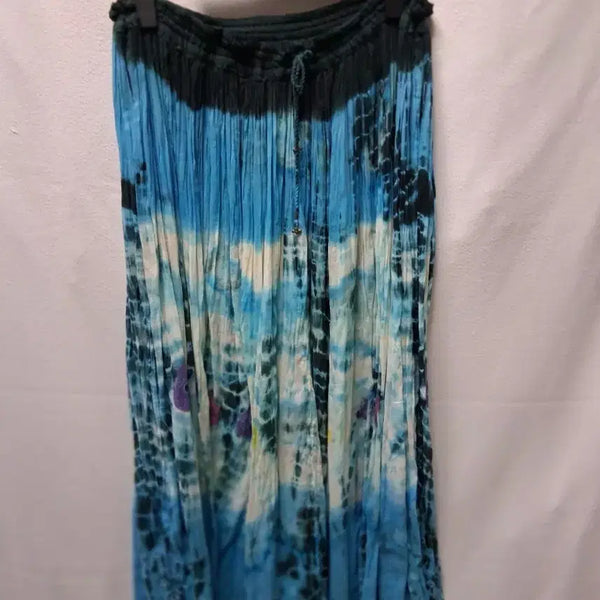 [BUNJANG] Tie-Dye Pattern Long Skirt - Blue / 타이다이 패턴 롱 스커트 블루30 그외 다양한 제품