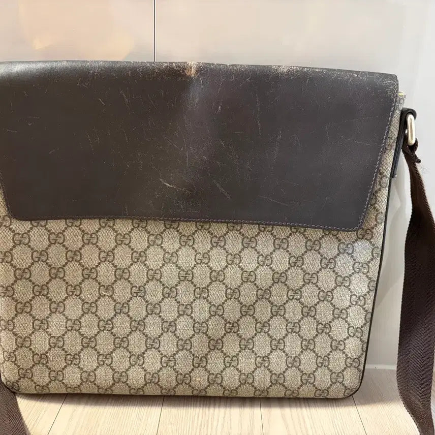 [BUNJANG] Gucci GG Supreme Canvas Messenger Bag / 구찌 GG 수프림 캔버스 메신저백
