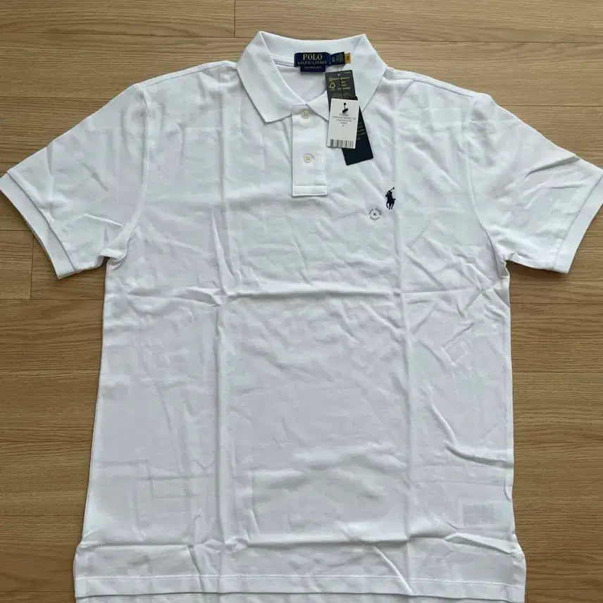 [BUNJANG] Polo Ralph Lauren White Custom Fit Polo Shirt / (새상품) polo 폴로 랄프로렌 화이트 커스텀 카라티 L, XL