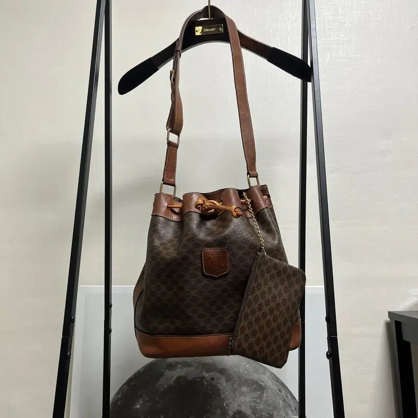 [BUNJANG] Celine Macadam Bucket Bag / 정품 OS) 셀린느 pvc 마카담 복조리 버킷백