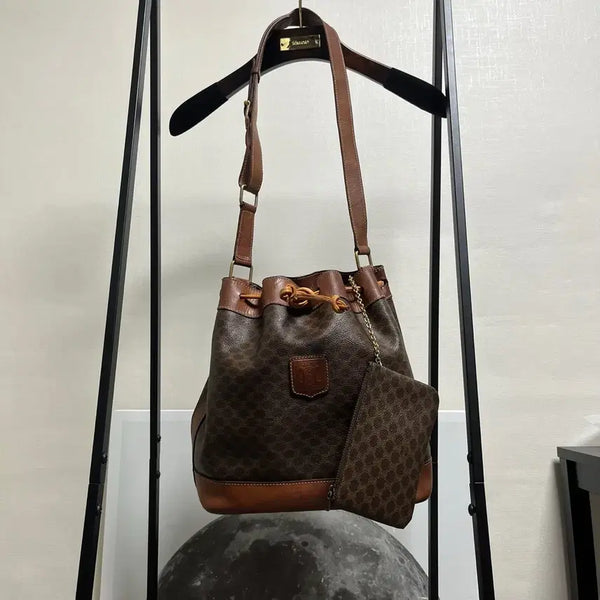 [BUNJANG] Celine Macadam Bucket Bag / 정품 OS) 셀린느 pvc 마카담 복조리 버킷백
