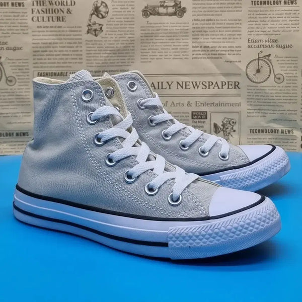[BUNJANG] Converse Chuck Taylor Grey Beige High Top Shoes (Size 220) / 컨버스 척테일러 그레이베이지 하이탑220