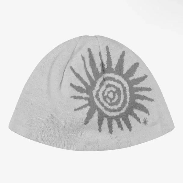 [BUNJANG] Arkham Sun Jacquard Beanie (White) / 아캄 Sun Jacquard Beanie (White) 비니