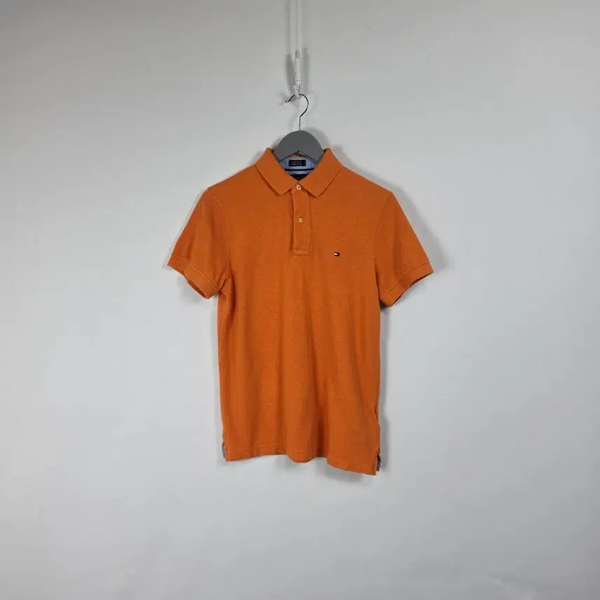 [BUNJANG] Tommy Hilfiger Orange Women's Collar T-Shirt / 타미힐피거 반팔 카라티셔츠 오렌지 여 95, 260709