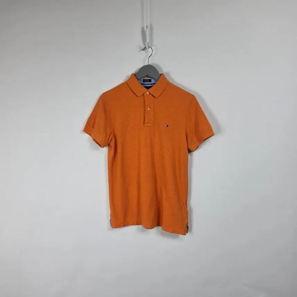 [BUNJANG] Tommy Hilfiger Orange Women's Collar T-Shirt / 타미힐피거 반팔 카라티셔츠 오렌지 여 95, 260709