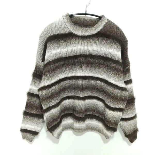 [BUNJANG] Round Neck Gradient Knit Sweater / 라운드넥 그라데이션 니트 F_M2224